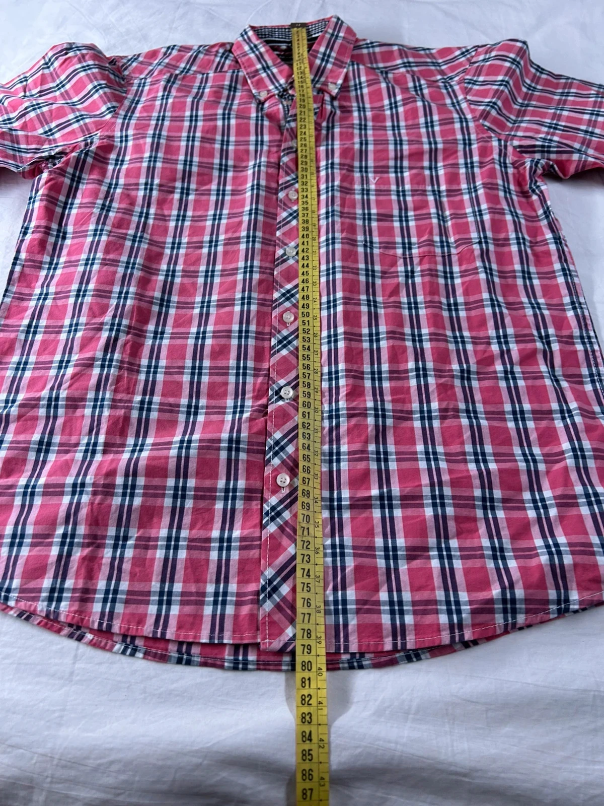 Camisa quadriculada de mangas curtas Marvelis tamanho M – photo 10